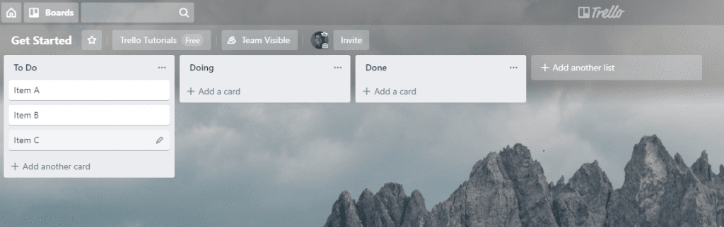 Get started with Kanban using Trello boards