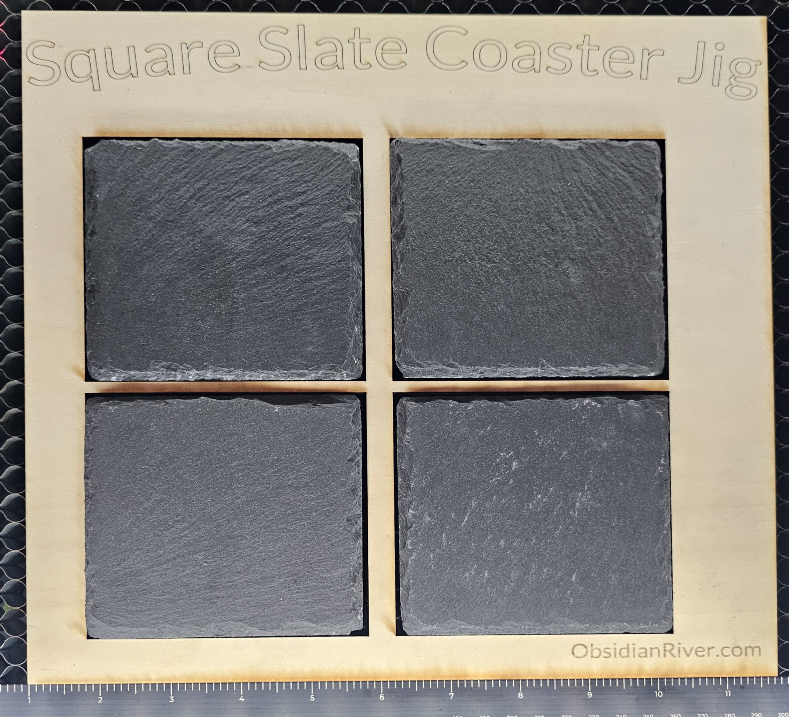 Square Slate Coaster Jig